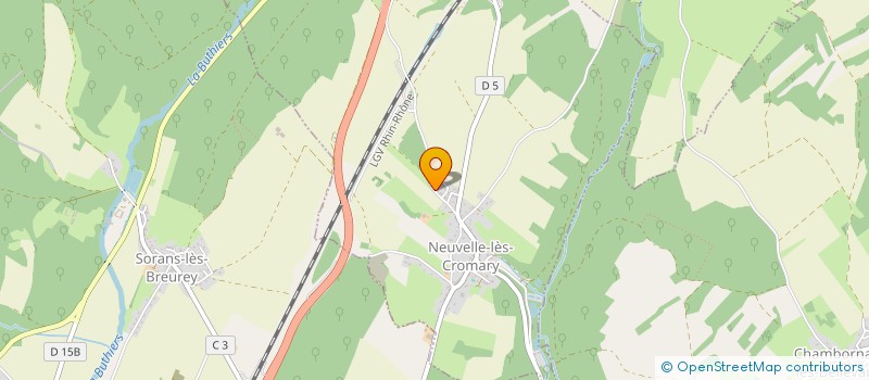 localisation de l'entreprise LA FERME AUX ORCHIDEES  LIEFFRANS