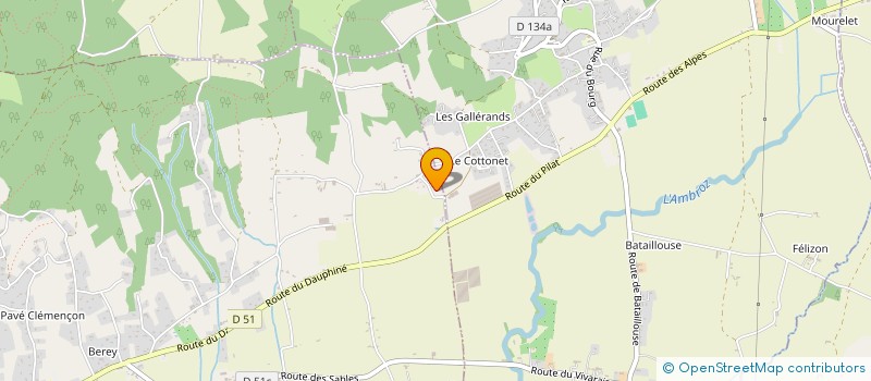 localisation de l'entreprise LA FERME AUX PORCELETS  SONNAY