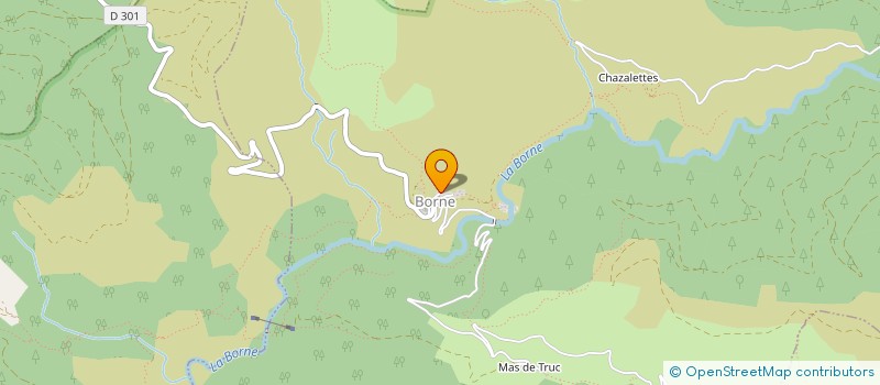 localisation de l'entreprise LA FERME AUX SAVEURS DE BORNE  BORNE