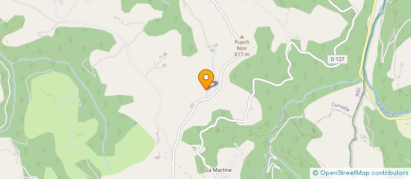 localisation de l'entreprise LA FERME AUX SOUVENIRS  CURVALLE