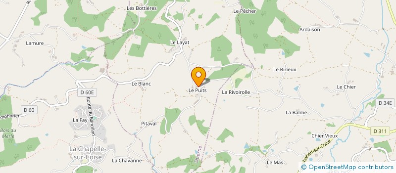 localisation de l'entreprise LA FERME BAZIN  DUERNE