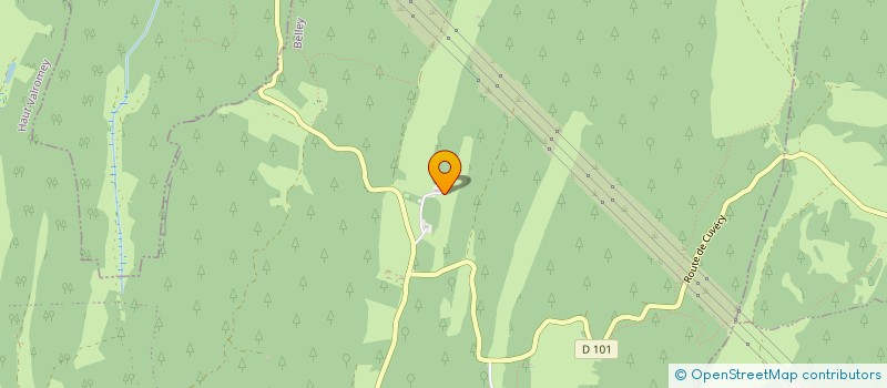 localisation de l'entreprise LA FERME BERTRAND ET SES CHIENS DES NEIGES  HAUT VALROMEY