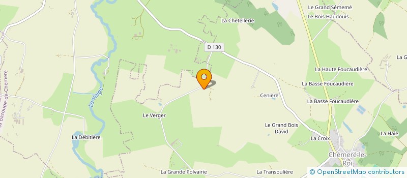 localisation de l'entreprise LA FERME BIO DU VAL DU MAINE à SAULGES