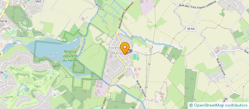 localisation de l'entreprise LA FERME BLANCHE à FOREST-SUR-MARQUE