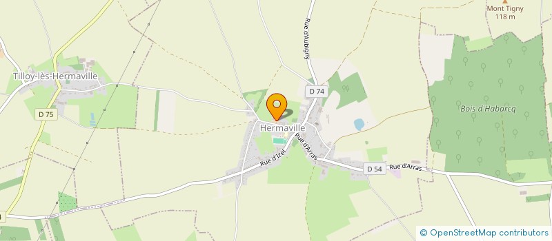 localisation de l'entreprise LA FERME BOUTIN  HERMAVILLE