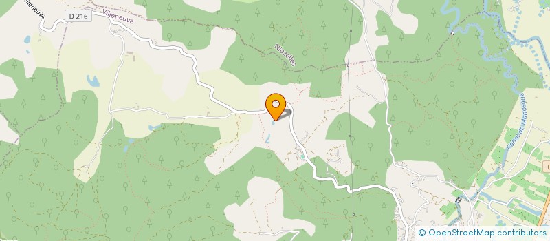 localisation de l'entreprise LA FERME BUISSONNIERE  VILLENEUVE