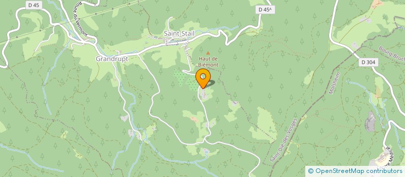 localisation de l'entreprise LA FERME CACHEE  GRANDRUPT