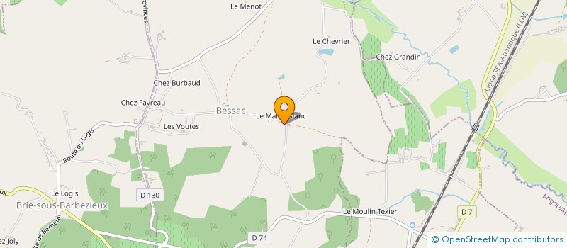 localisation de l'entreprise LA FERME CALENDULA à BESSAC