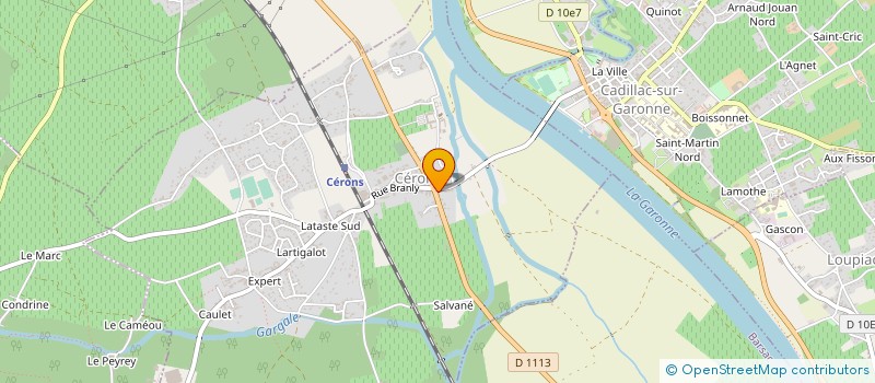 localisation de l'entreprise LA FERME CERONNAISE à CERONS