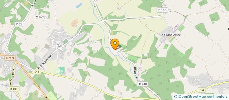 localisation de l'entreprise LA FERME CHARENTAISE  GARAT