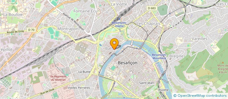 localisation de l'entreprise LA FERME COMTOISE à BESANCON