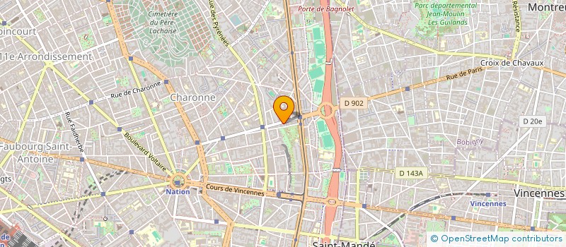 localisation de l'entreprise LA FERME D AFRIQUE  PARIS