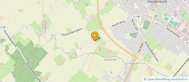 localisation de l'entreprise LA FERME D'ANCOLIE à HAZEBROUCK