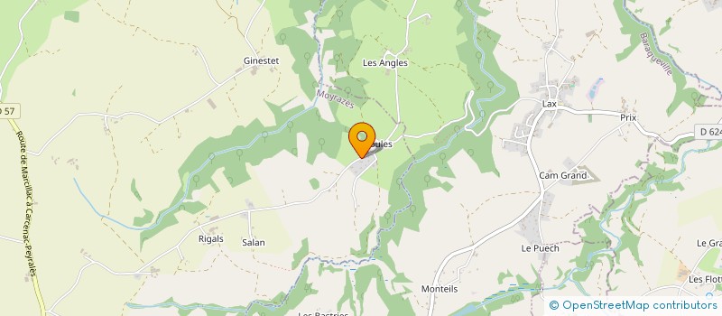 localisation de l'entreprise LA FERME D'ANTAN  MOYRAZES