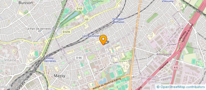 localisation de l'entreprise LA FERME D ANTONY à ANTONY