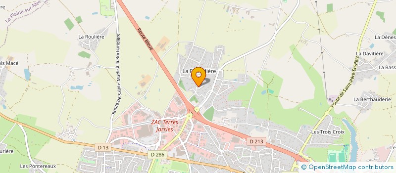 localisation de l'entreprise LA FERME D'AZORA  PORNIC