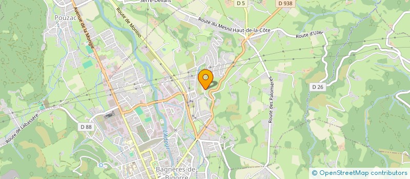 localisation de l'entreprise LA FERME D'ELI  BAGNERES-DE-BIGORRE