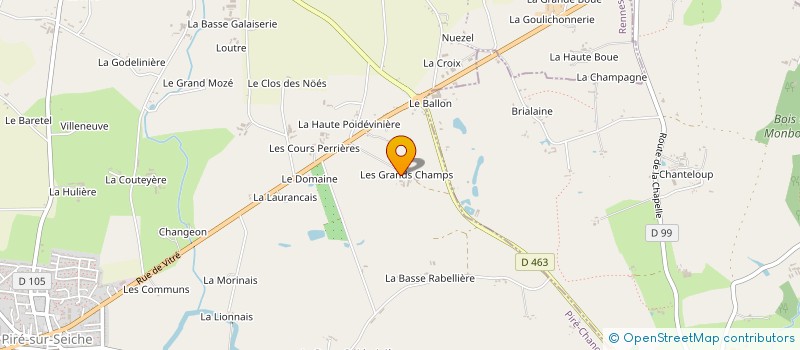 localisation de l'entreprise LA FERME D'ELIE à PIRE-CHANCE