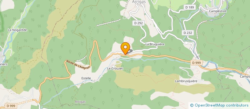 localisation de l'entreprise LA FERME D'ESCOUBES  BLANDAS