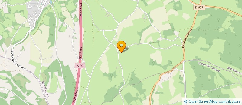 localisation de l'entreprise LA FERME D'ESPARNOL  MONTFAUCON