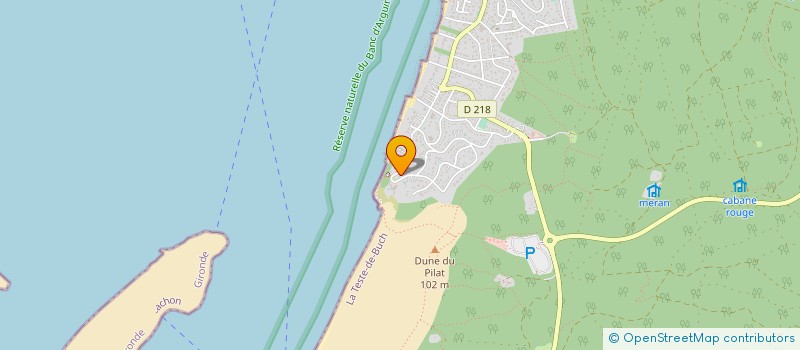 localisation de l'entreprise LA FERME D'HAITZA  LA TESTE-DE-BUCH