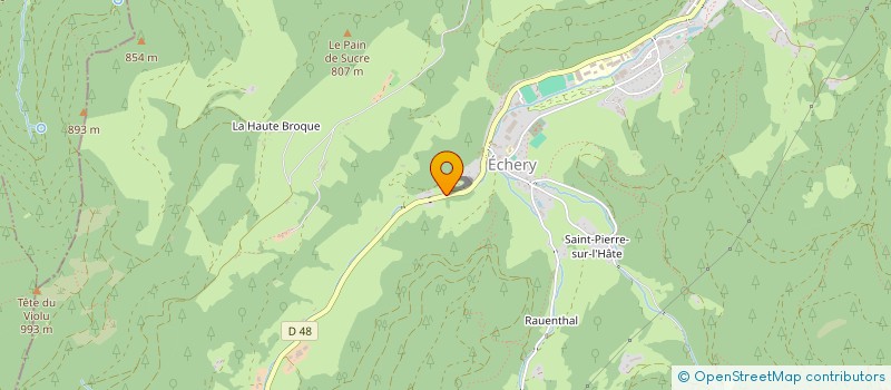 localisation de l'entreprise LA FERME D'HENNI LE COCHON  SAINTE-MARIE-AUX-MINES