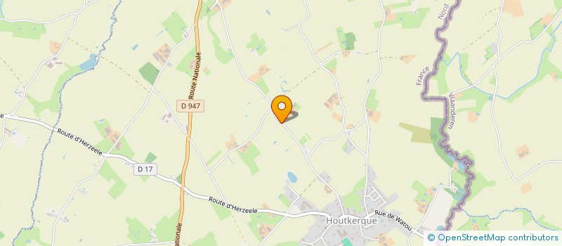 localisation de l'entreprise LA FERME D HENRI à HOUTKERQUE