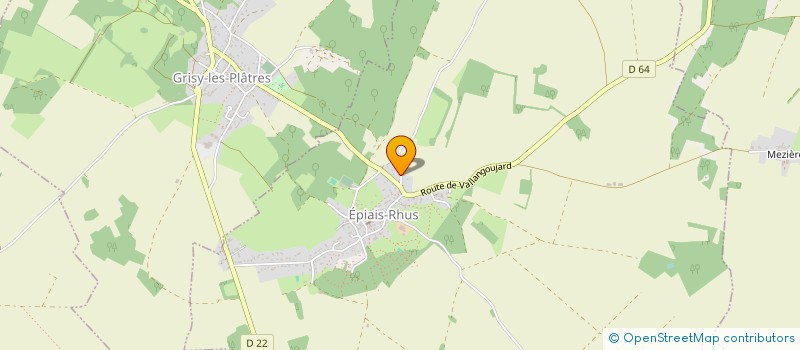 localisation de l'entreprise LA FERME D'HERBLAY  VALLANGOUJARD