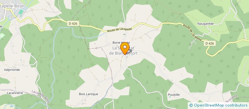 localisation de l'entreprise LA FERME DE BEAUSOLEIL à MONSEMPRON-LIBOS