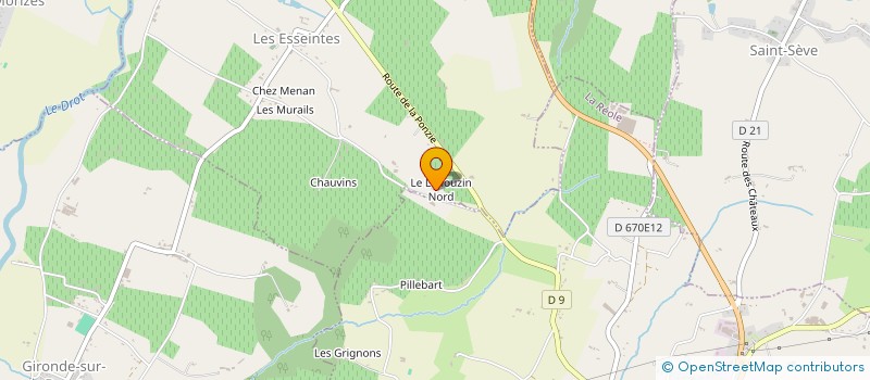 localisation de l'entreprise LA FERME DE BEDART  FONTET