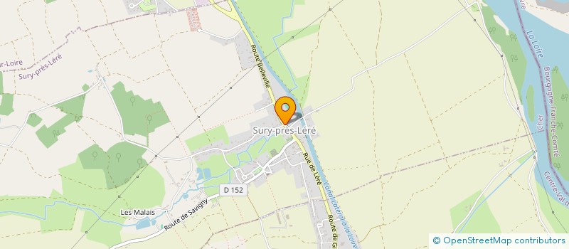 localisation de l'entreprise LA FERME DE BELLEVILLE  BELLEVILLE-SUR-LOIRE