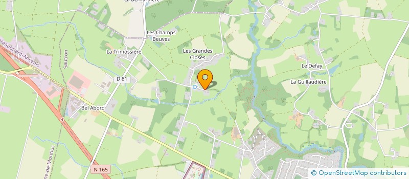 localisation de l'entreprise LA FERME DE BONGARANT à SAUTRON