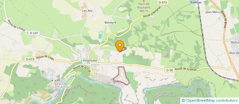 localisation de l'entreprise LA FERME DE BORIE à MIERS