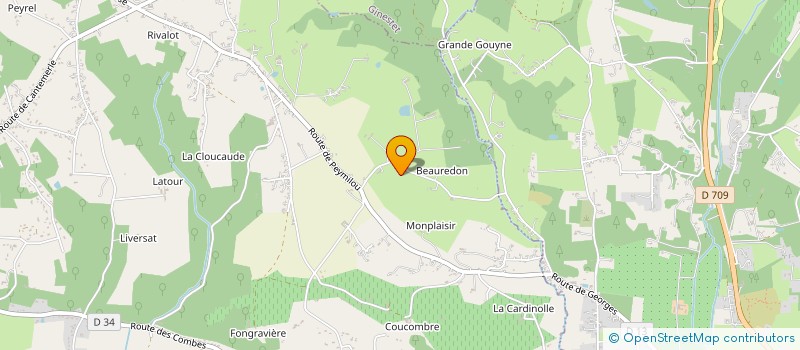 localisation de l'entreprise LA FERME DE BOSVIEL à LUNAS