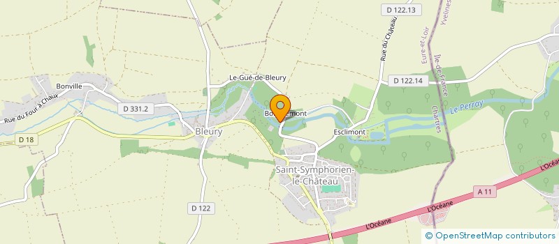 localisation de l'entreprise LA FERME DE BOUCHEMONT à AUNEAU-BLEURY-SAINT-SYMPHORIEN
