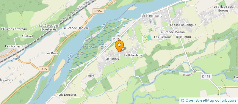 localisation de l'entreprise LA FERME DE BREHEMONT  BREHEMONT