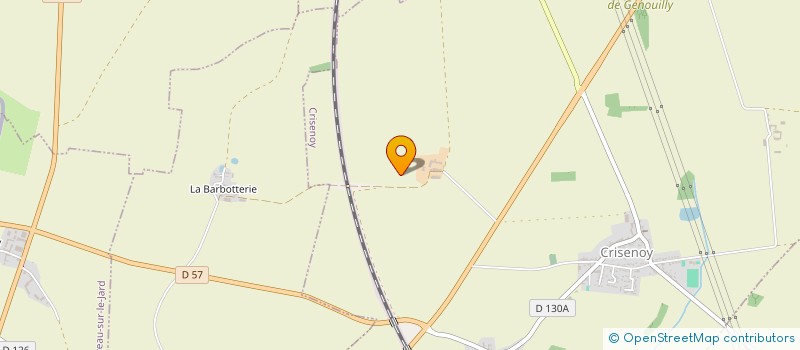 localisation de l'entreprise LA FERME DE CHAMPIGNY  CRISENOY