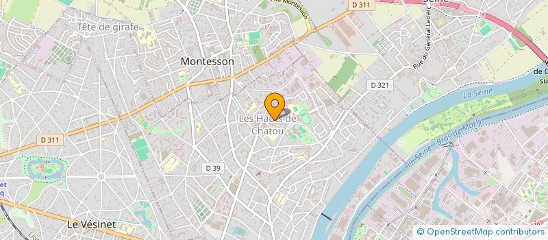 localisation de l'entreprise LA FERME DE CHATOU à CHATOU