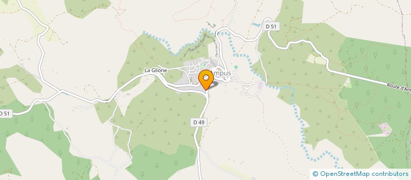 localisation de l'entreprise LA FERME DE CLEMENTINE à AMPUS