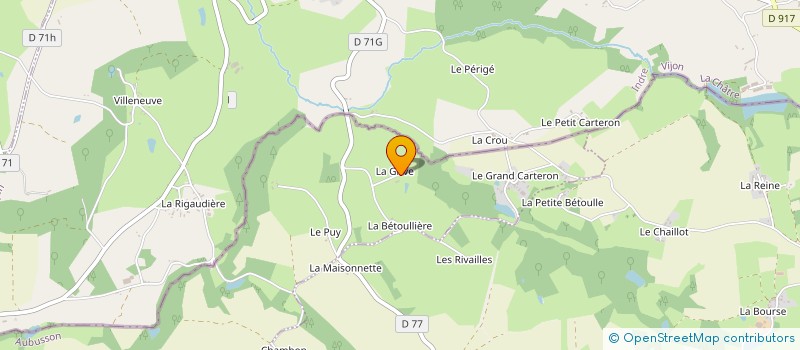 localisation de l'entreprise LA FERME DE CLEO à NOUZERINES
