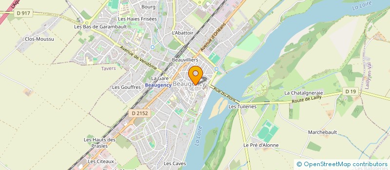 localisation de l'entreprise LA FERME DE CLOSSY  LAILLY EN VAL