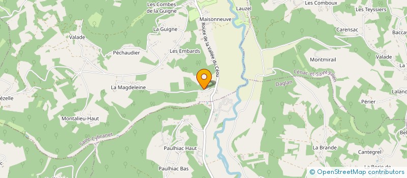 localisation de l'entreprise LA FERME DE COMMONT à CENAC-ET-SAINT-JULIEN