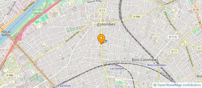 localisation de l'entreprise LA FERME DE CORENTIN à COLOMBES