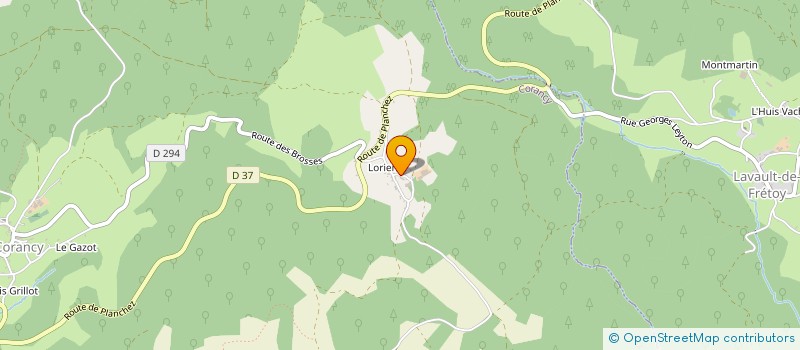 localisation de l'entreprise LA FERME DE DIVALI à SAINT-HILAIRE-EN-MORVAN
