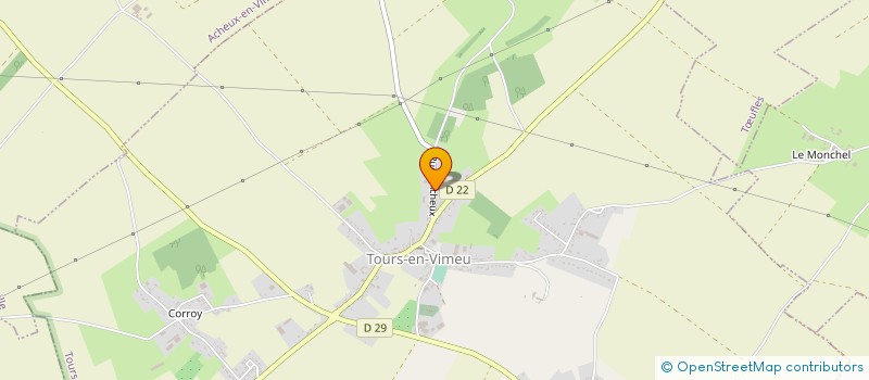 localisation de l'entreprise LA FERME DE DIXIE à ACHEUX-EN-VIMEU
