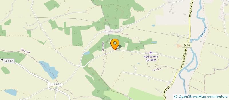 localisation de l'entreprise LA FERME DE FANNY à LUSSAN