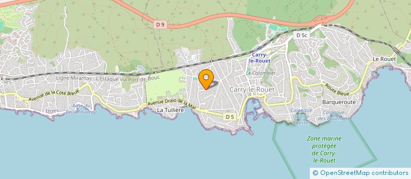 localisation de l'entreprise LA FERME DE FRANCOISE à CARRY-LE-ROUET