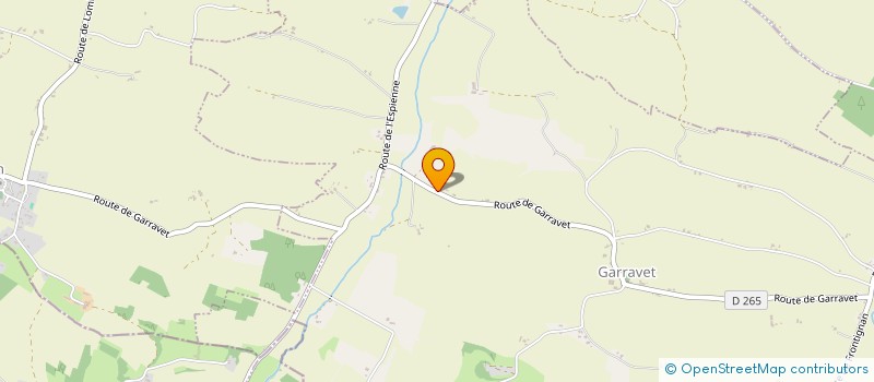 localisation de l'entreprise LA FERME DE GABRIEL  GARRAVET