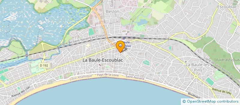 localisation de l'entreprise LA FERME DE GRAND CLOS à LA BAULE-ESCOUBLAC