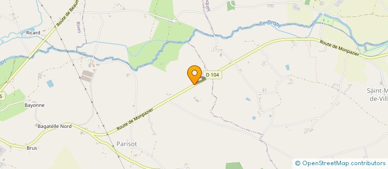 localisation de l'entreprise LA FERME DE GRANGE-NEUVE  VILLEREAL